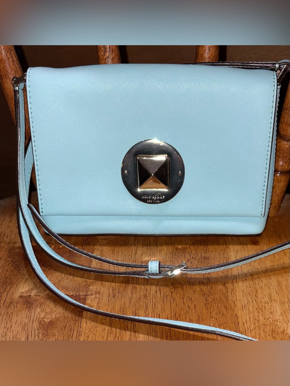 Kate Spade Newbury Lane Sally Crossbody with Pyramid Lock Closure - Like New